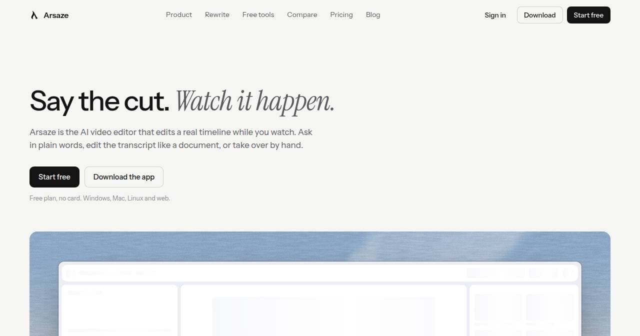Screenshot of arsaze.com