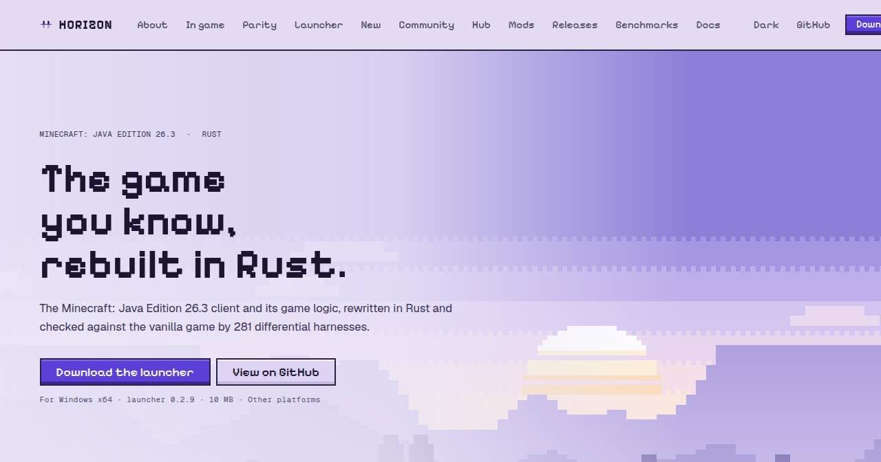 Screenshot of playhorizon.dev