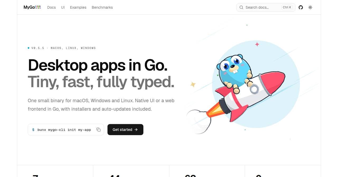 Screenshot of mygo.egoist.dev