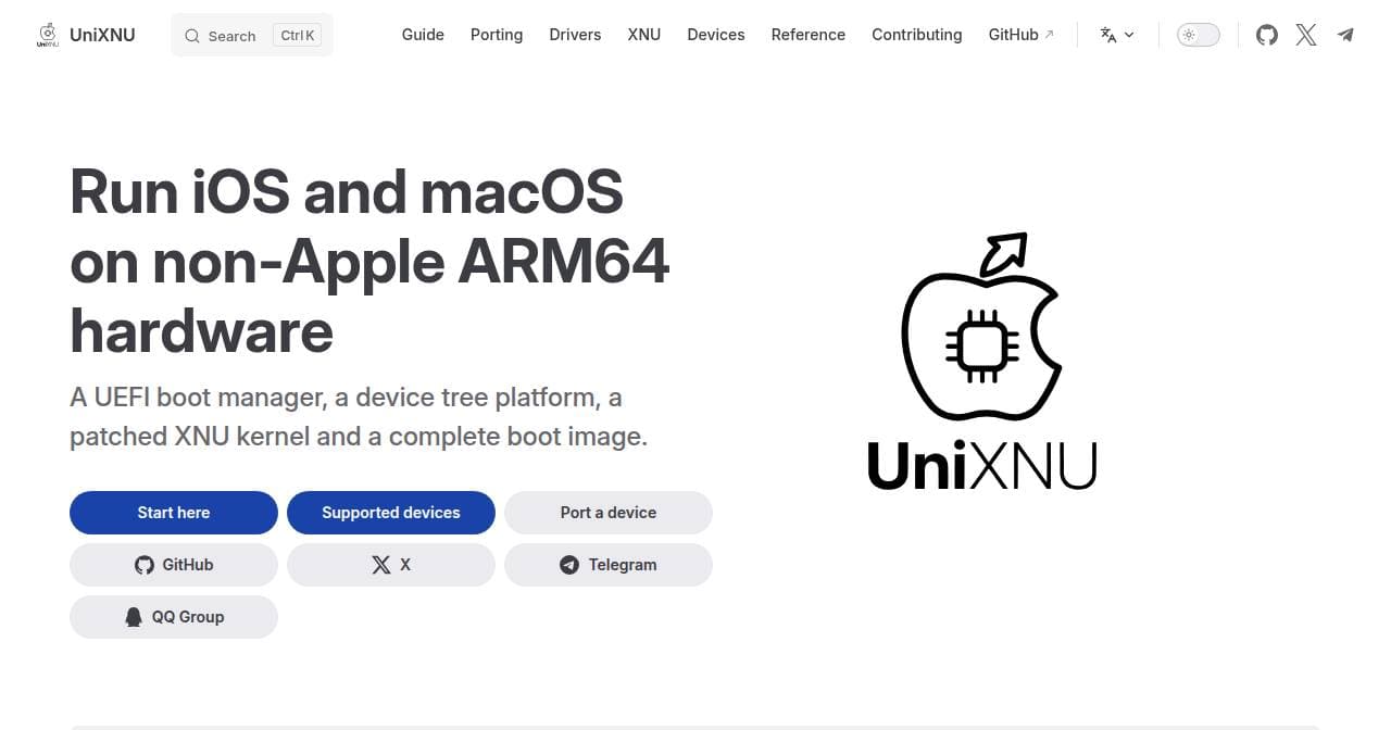 Screenshot of unixnu.com